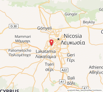 Map of Stróvolos, Nicosia