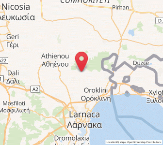 Map of Troúlloi, Larnaka