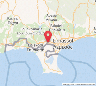 Map of Ýpsonas, Limassol