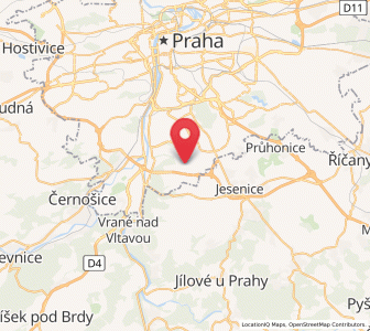 Map of Cholupice, Prague