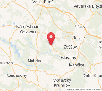 Map of Ketkovice, South Moravian