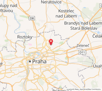 Map of Letňany, Prague