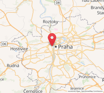 Map of Malá Strana, Prague