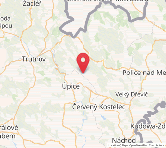 Map of Malé Svatoňovice, Královéhradecký kraj