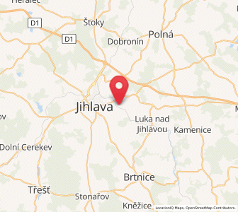 Map of Malý Beranov, Vysočina