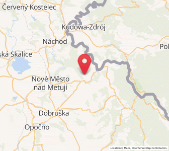 Map of Nový Hrádek, Královéhradecký kraj