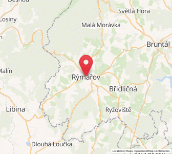 Map of Rýmařov, Moravskoslezský