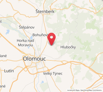 Map of Samotíšky, Olomoucký