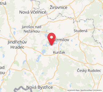 Map of Střížovice, Jihočeský kraj