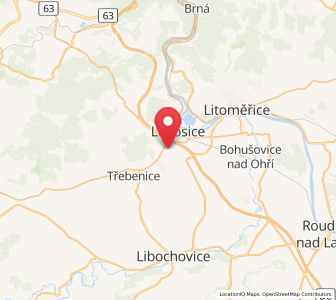 Map of Sulejovice, Ústecký kraj