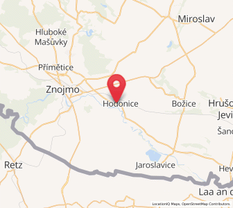 Map of Tasovice, South Moravian