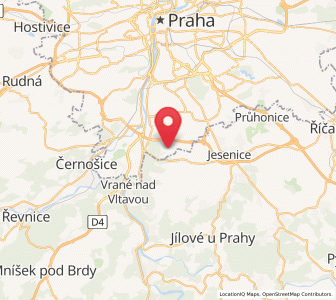 Map of Točná, Prague