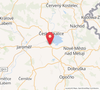 Map of Velká Jesenice, Královéhradecký kraj