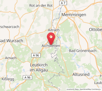 Map of Aichstetten, Baden-Wurttemberg