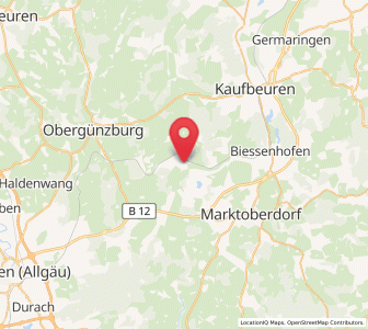 Map of Aitrang, Bavaria