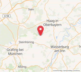Map of Albaching, Bavaria