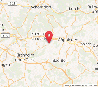 Map of Albershausen, Baden-Wurttemberg