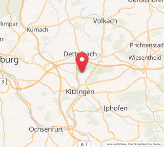 Map of Albertshofen, Bavaria