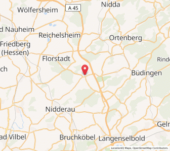 Map of Altenstadt, Hesse