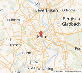 Map of Altstadt Nord, North Rhine-Westphalia