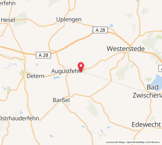 Map of Apen, Lower Saxony