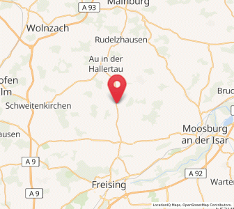 Map of Attenkirchen, Bavaria
