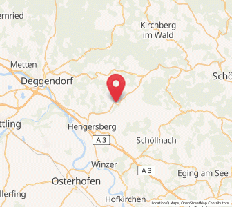 Map of Auerbach, Bavaria