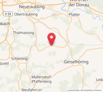 Map of Aufhausen, Bavaria