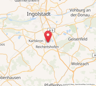 Map of Baar-Ebenhausen, Bavaria