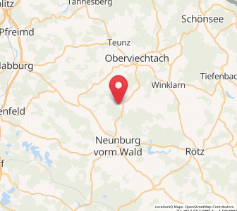 Map of Bach, Bavaria