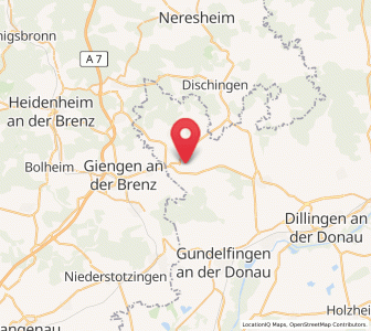 Map of Bachhagel, Bavaria