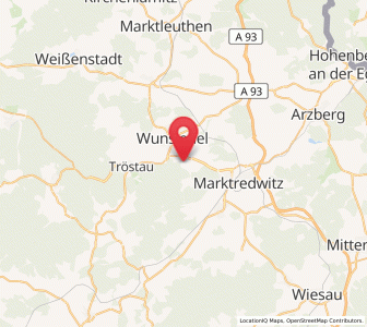 Map of Bad Alexandersbad, Bavaria