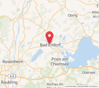 Map of Bad Endorf, Bavaria