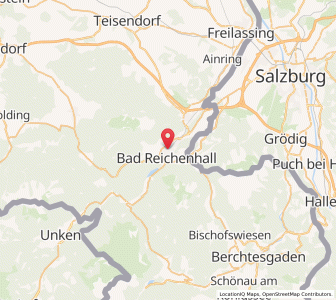Map of Bad Reichenhall, Bavaria