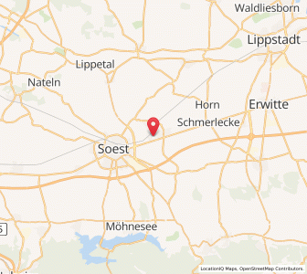 Map of Bad Sassendorf, North Rhine-Westphalia