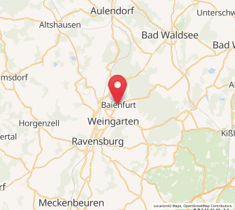 Map of Baienfurt, Baden-Wurttemberg