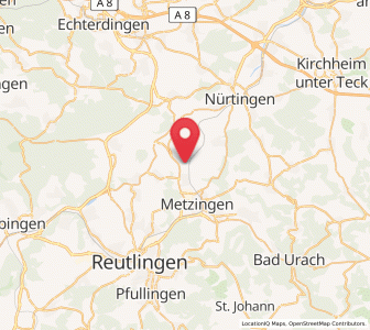 Map of Bempflingen, Baden-Wurttemberg