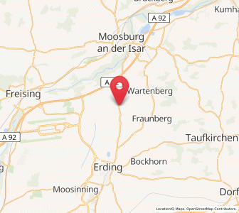 Map of Berglern, Bavaria