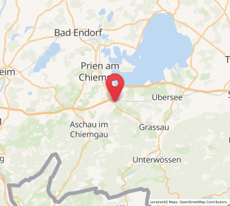 Map of Bernau am Chiemsee, Bavaria