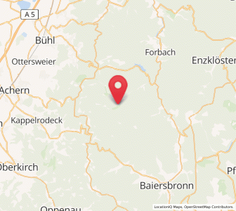 Map of Biberach, Baden-Wurttemberg