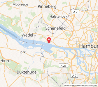 Map of Blankenese, Hamburg