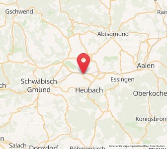 Map of Böbingen an der Rems, Baden-Wurttemberg