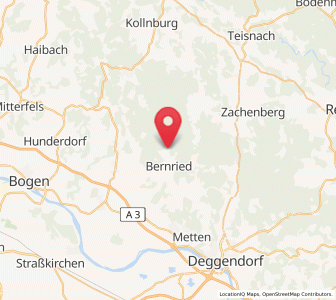 Map of Böbrach, Bavaria