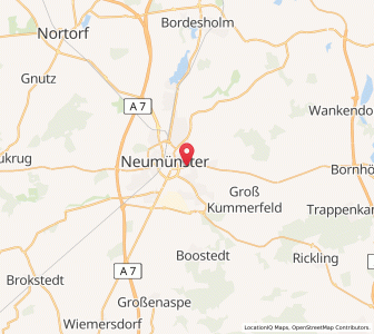 Map of Brachenfeld-Ruthenberg, Schleswig-Holstein