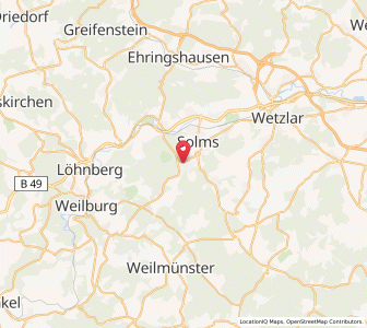 Map of Braunfels, Hesse