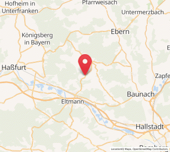 Map of Breitbrunn, Bavaria