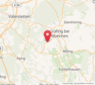 Map of Bruck, Bavaria