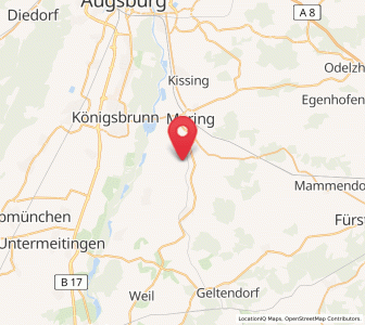 Map of Brunnen, Bavaria