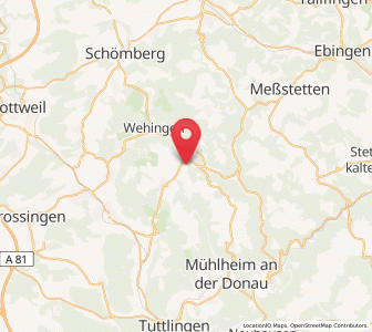 Map of Bubsheim, Baden-Wurttemberg