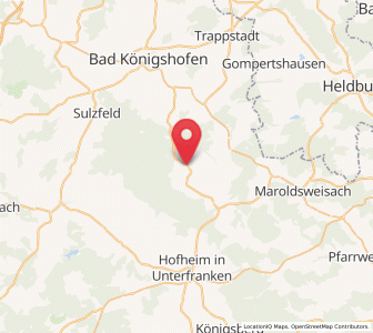 Map of Bundorf, Bavaria